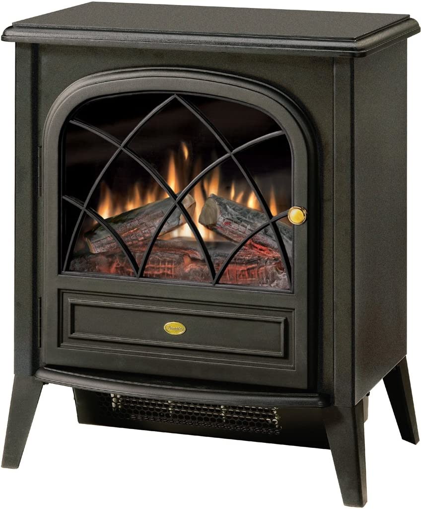 Dimplex Compact Fireplaces Electric Stove - In A Matte Black Finish And Working Door