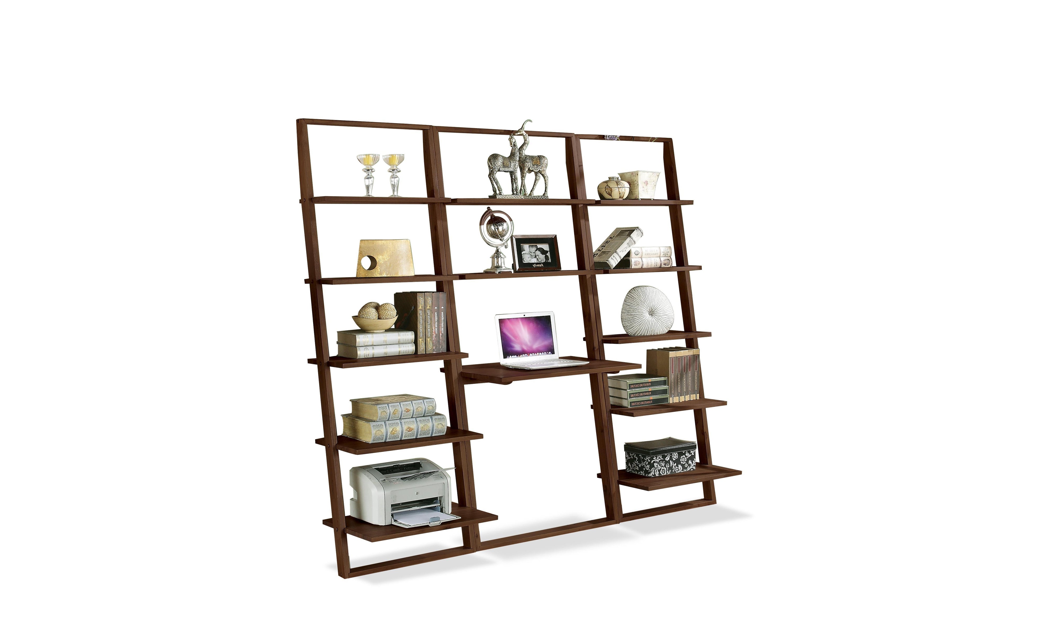 Lean Living Leaning Bookcase Five shelves