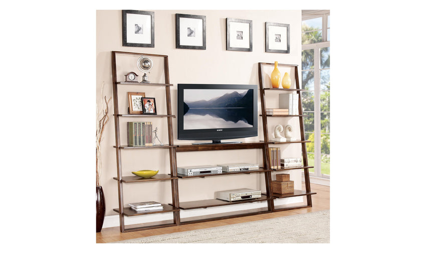 Lean Living Leaning Bookcase Five shelves