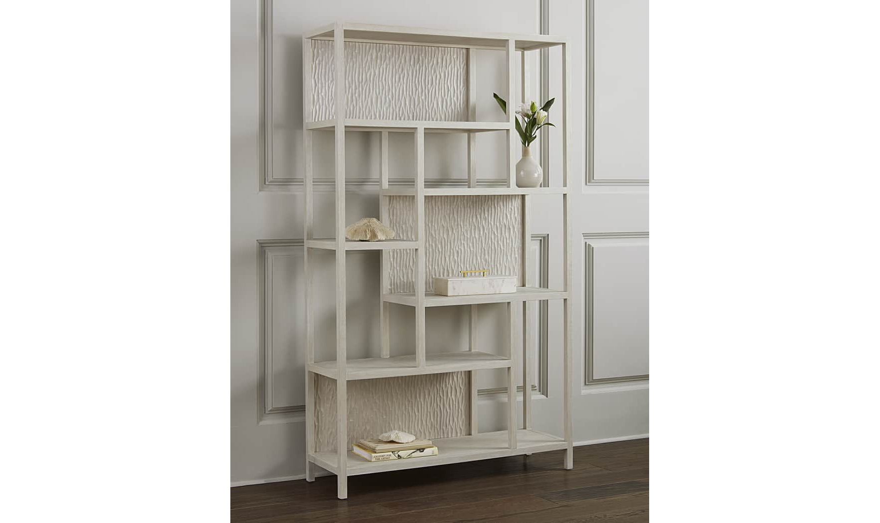 Bernhardt Solaria Etagere Wood Frame Bookcase with Open back