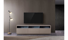 Jennifer Italia Bezier TV Stand with 3-Drawers