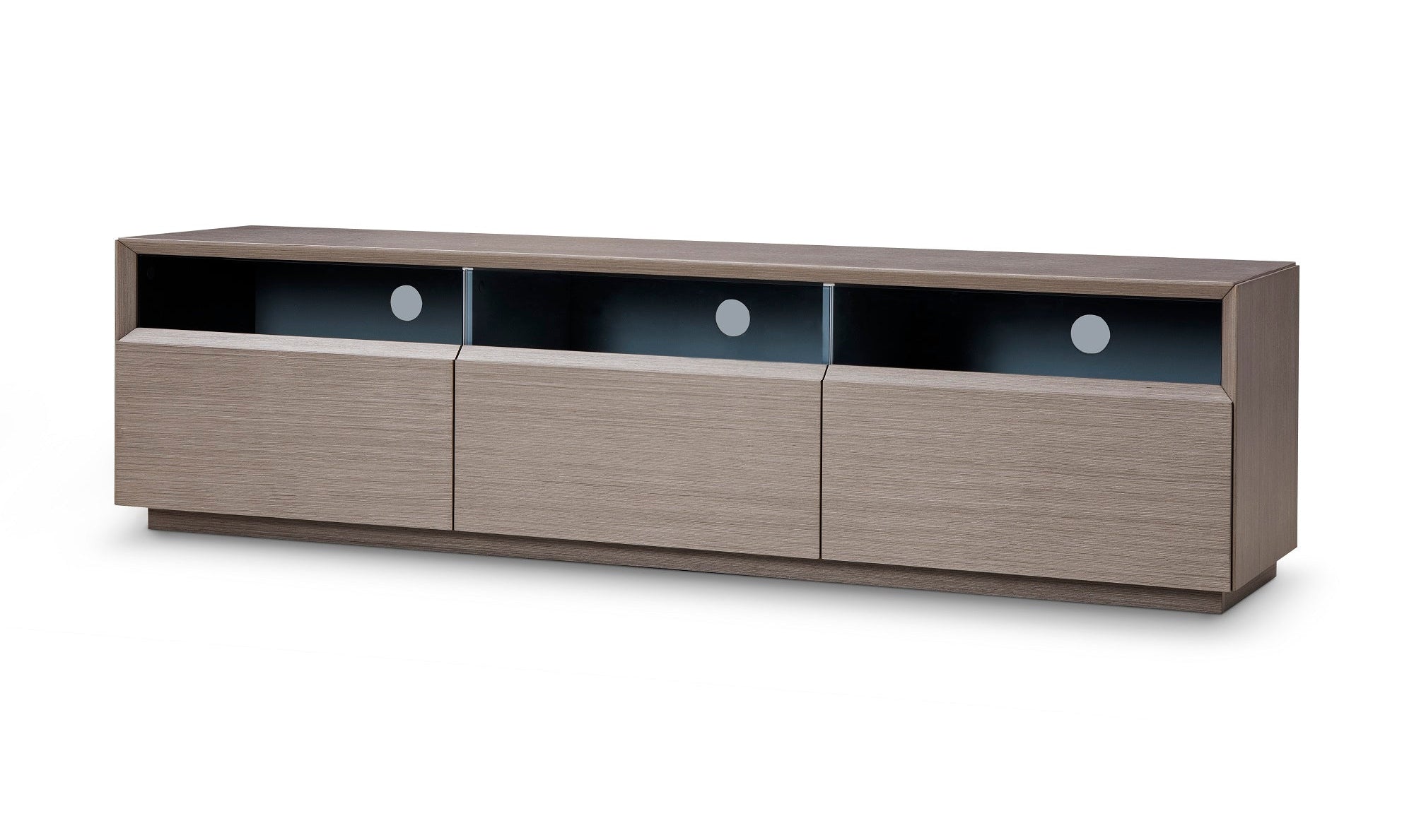 Jennifer Italia Bezier TV Stand with 3-Drawers